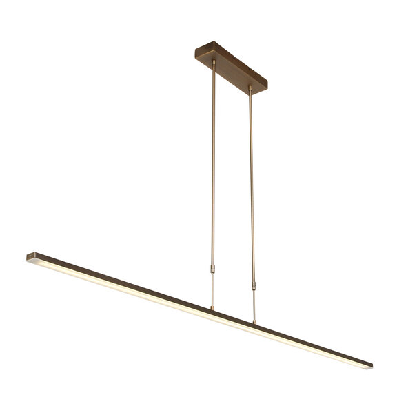 Steinhauer Retro minimalistische hanglamp Zelena 155 cm brons