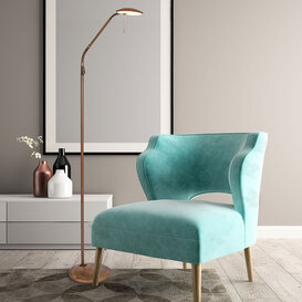 Leeslamp Zenith 1-lichts brons