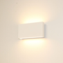 Modern Scandinavisch wandlamp Box 2-lichts wit