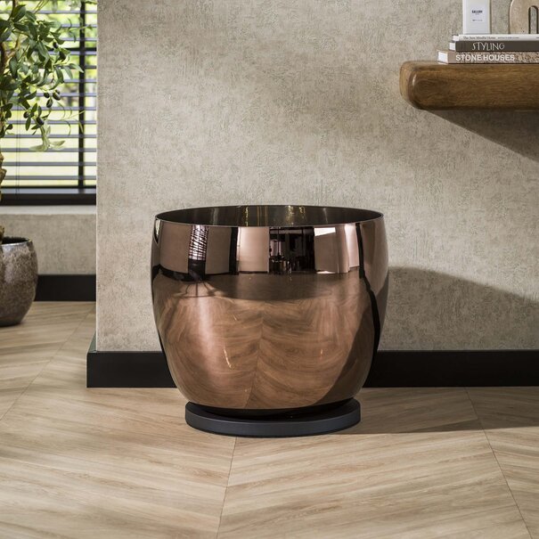 BelaLuz Moderne vloerlamp Dash Up XXL 1-lichts koper