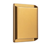Artdelight Modern Hotel chique wandlamp Diaz small warm goud