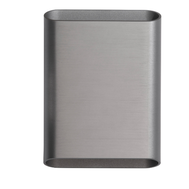 Artdelight Modern Industrieel wandlamp Diaz 2-lichts gun metal