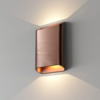 Artdelight Modern industrieel wandlamp Diaz 2-lichts brons geborsteld