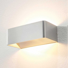 Wandlamp Mainz 2-lichts aluminium