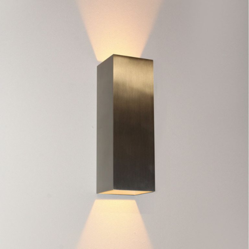 Klassiek Industriële wandlamp Vegas 2-lichts aluminium