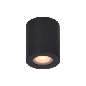 Artdelight Modern Industriële plafondlamp Redondo 1-lichts IP54 zwart
