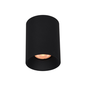 Artdelight Modern Industriële plafondlamp Redondo 1-lichts zwart