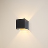 Artdelight Modern Hotel Chique wandlamp Gymm 1-lichts zwart goud