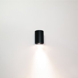 Wandlamp Roulo 1-lichts zwart