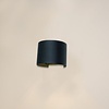 Artdelight Moderne Industriële wandlamp Gyro 1-lichts zwart