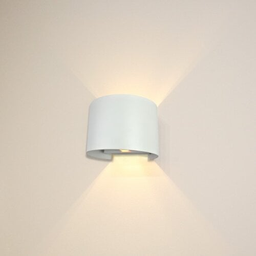 Modern Scandinavische wandlamp Gyro 1-lichts wit