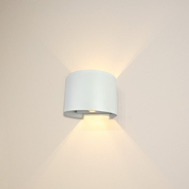 Artdelight Modern Scandinavische wandlamp Gyro 1-lichts wit