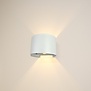 Modern Scandinavische wandlamp Gyro 1-lichts wit