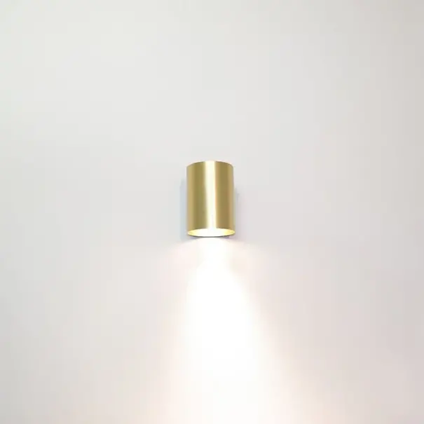 Artdelight Modern Hotel chique wandlamp Roulo 1-lichts goud