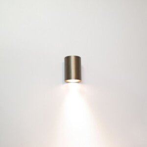 Artdelight Modern Industrieel wandlamp Roulo 1-lichts licht brons