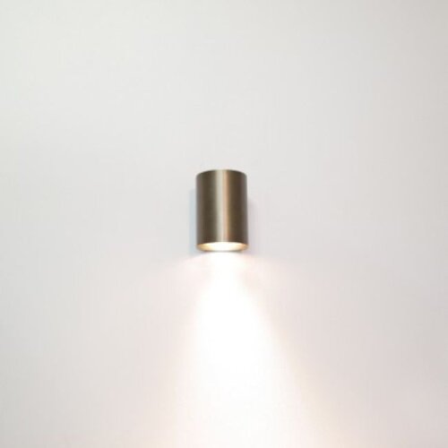 Modern Industrieel wandlamp Roulo 1-lichts licht brons