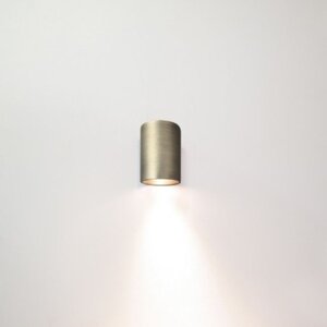 Artdelight Modern Industriële wandlamp Roulo 1-lichts antiek brons