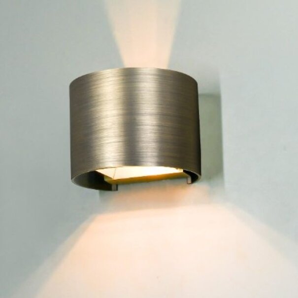 Artdelight Modern Industriële wandlamp Gyro 1-lichts antiek brons