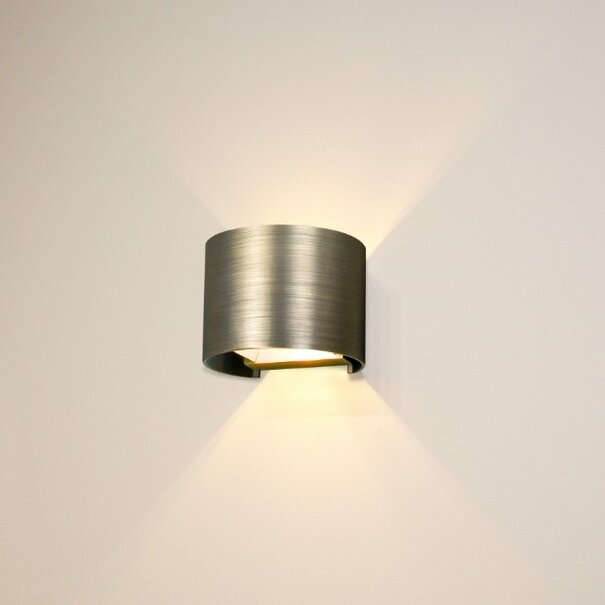 Artdelight Modern Industriële wandlamp Gyro 1-lichts antiek brons