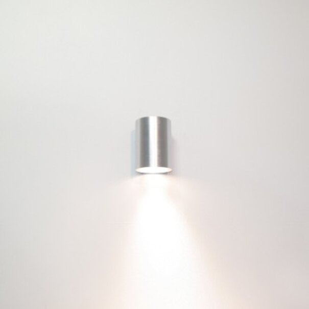 Artdelight Moderne Industriële wandlamp Roulo 1-lichts aluminium