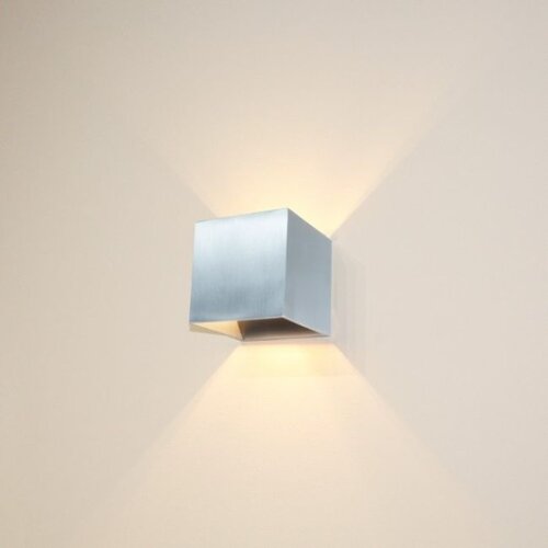 Modern Industriële wandlamp Gymm 1-lichts aluminium