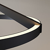 Artdelight Modern minimalistische plafondlamp Oregon 2-lichts zwart