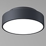 Modern minimalistisch plafondlamp Chicago 1-lichts zwart