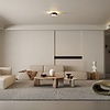 Artdelight Modern minimalistisch plafondlamp Chicago 1-lichts zwart