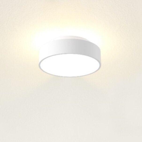 Artdelight Moderne plafondlamp Chicago 1-lichts wit