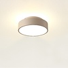 Artdelight Moderne plafondlamp Chicago 1-lichts champagne
