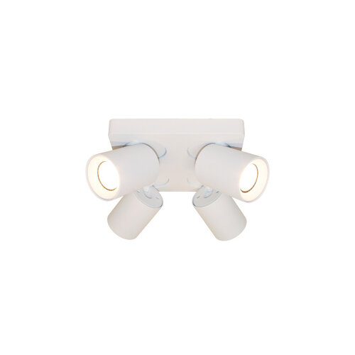 Moderne Scandinavische opbouwspot Megano 4 lichts wit