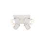 Moderne Scandinavische opbouwspot Megano 4 lichts wit