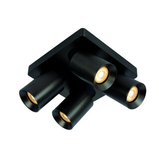 Opbouwspot Megano 4-lichts metallic antraciet