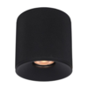 Artdelight Modern Industriële plafondlamp Costa 1-lichts zwart