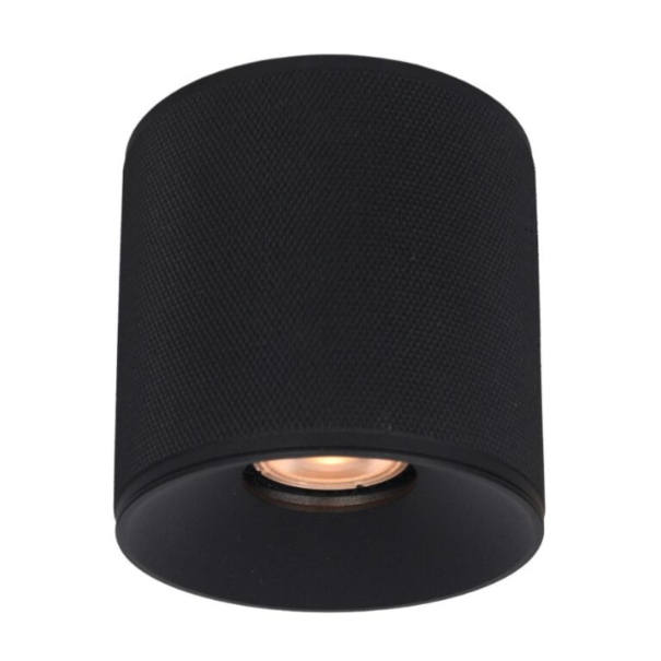 Artdelight Modern - industriële - plafondlamp - 1-lichts - zwart - Costa