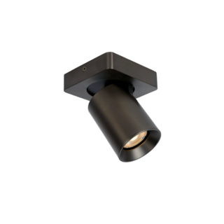 Opbouwspot Megano 1-lichts metallic antraciet