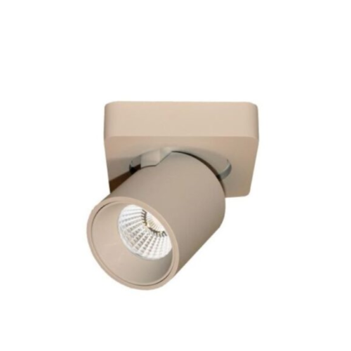 Modern Scandinavische opbouwspot Laguna 1-lichts champagne