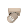 Modern Scandinavische opbouwspot Laguna 1-lichts champagne