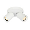 Artdelight Modern Scandinavisch opbouwspot Megano 2-lichts wit