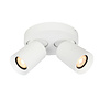 Modern Scandinavisch opbouwspot Megano 2-lichts wit