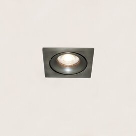 Inbouwspot Alice 1-lichts licht brons vierkant