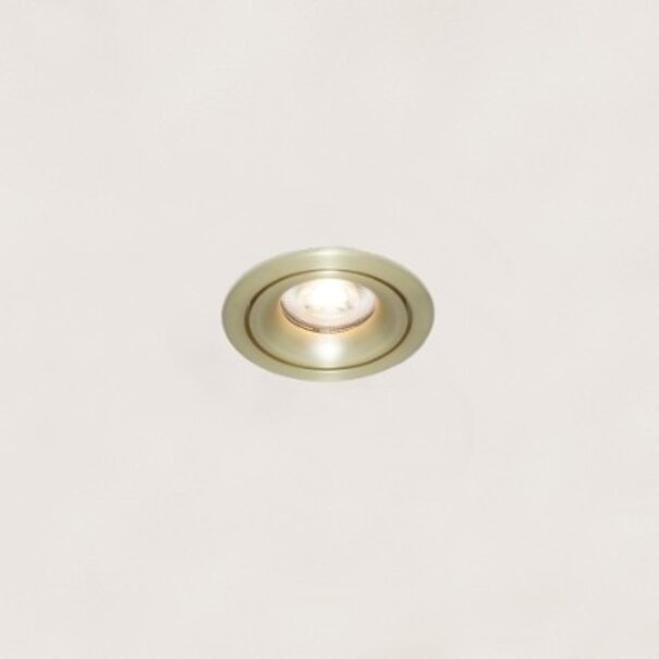 Artdelight Modern Hotel chique inbouwspot Alice 1-lichts mat goud
