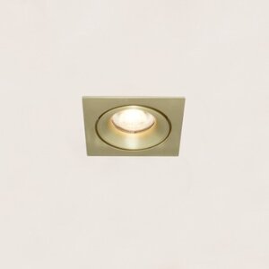 Artdelight Modern Hotel Chique inbouwspot Alice 1-lichts vierkant mat goud