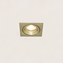 Modern Hotel Chique inbouwspot Alice 1-lichts vierkant mat goud