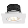 Artdelight Modern minimalistische inbouwspot Austin 1-lichts vierkant wit