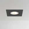 Artdelight Modern Industriële inbouwspot Austin 1-lichts zwart vierkant IP65