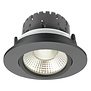 Modern - industriële - inbouwspot - 1-lichts - zwart - IP65 - Austin