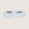 Artdelight Modern Scandinavische inbouwspot Rex 2-lichts wit