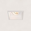 Artdelight Modern minimalistisch inbouwspot Rex 1-lichts wit