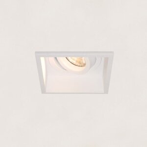 Artdelight Modern minimalistisch inbouwspot Rex 1-lichts wit
